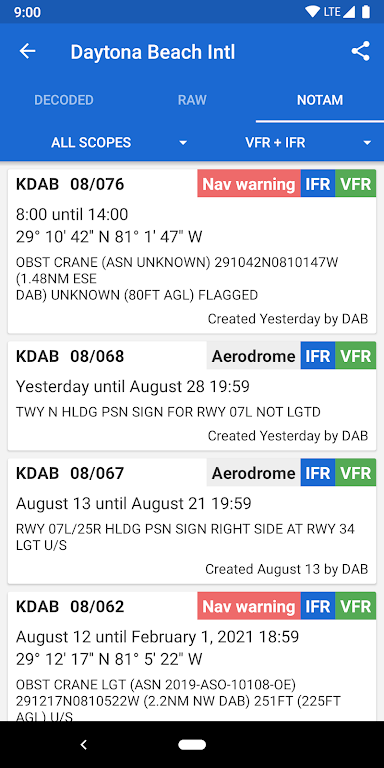 Avia Weather – METAR & TAF Mod Captura de tela 3
