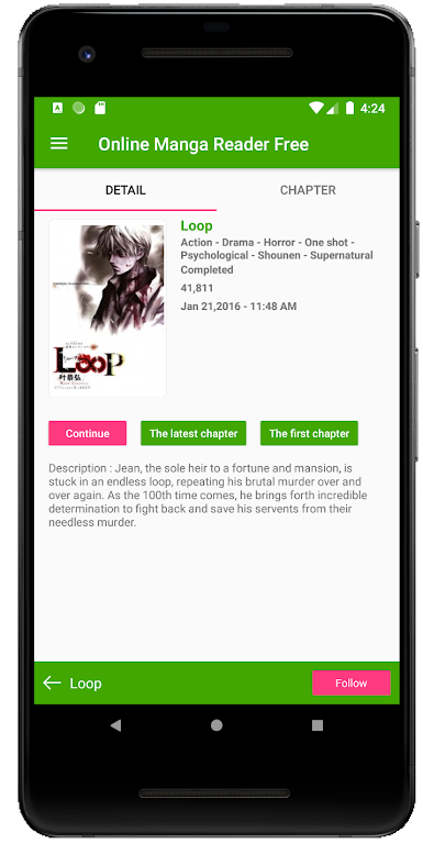 Free Manga Reader Online Offline Captura de tela 1