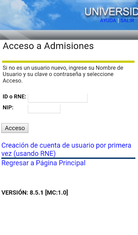 Autoservicio UASD Screenshot 2