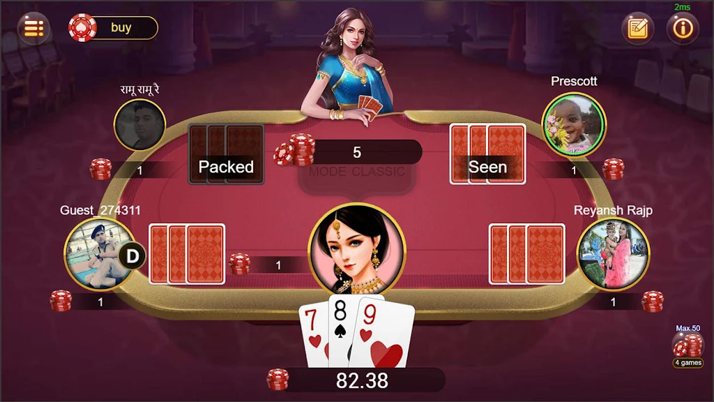 Teen Patti Moment 스크린샷 2