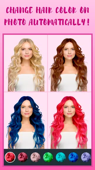 Hair Color Changer ဖန်သားပြင်ဓာတ်ပုံ 0