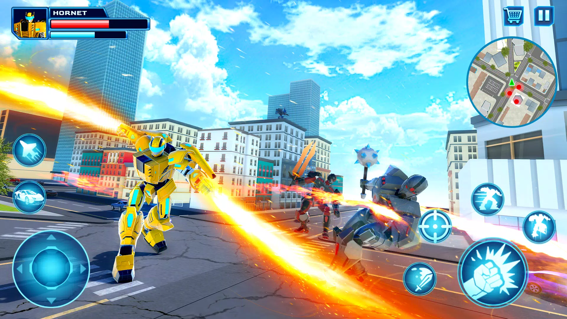 Robot Car Transform Fight Game Screenshot 3