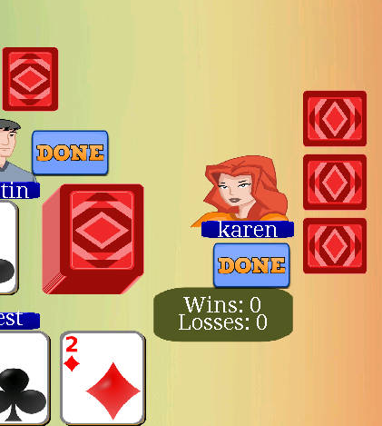 Schermata thirty one - 31 card game by makeup games 1