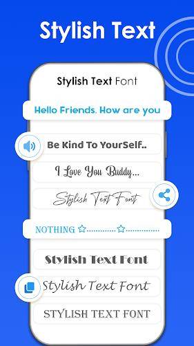 Fonts Keyboard : Stylish Font Capture d'écran 1